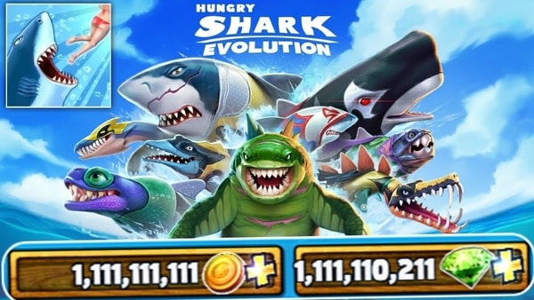 Hungry Shark Evolution Triche et Astuces 2021
